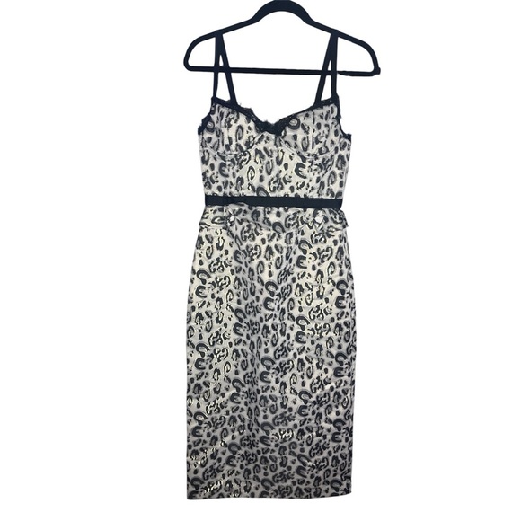 NWT V. Chapman Portofino Dress in Leopard Size 6 - Picture 2 of 6